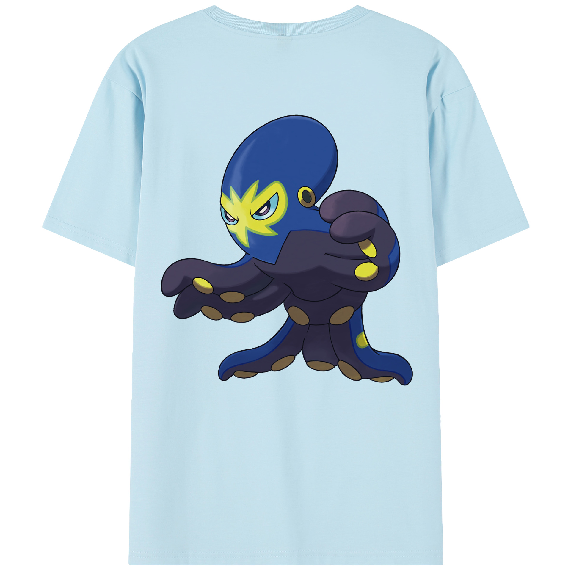 （画像用） ポケットモンスター Pokémon 綿100％半袖Tシャツ（背面プリント）